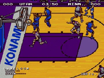 Double Dribble - The Playoff Edition (USA) screen shot game playing